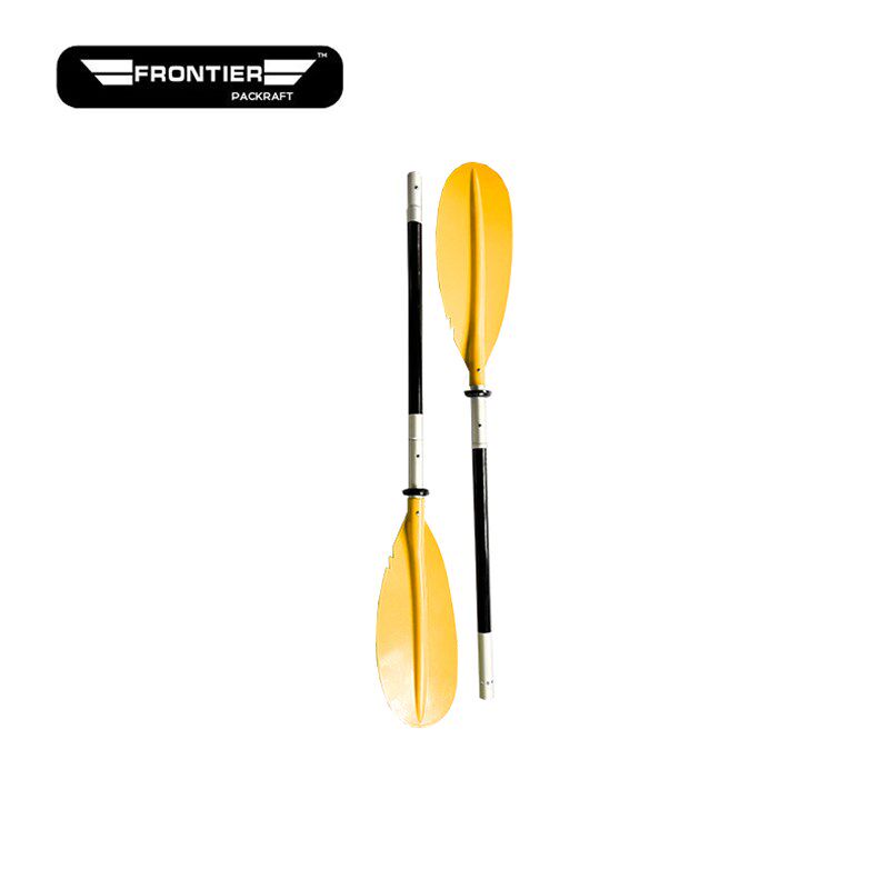 铝合金杆四段拼接双头划桨 充气划水桨板桨 皮划艇船桨 铝合金桨