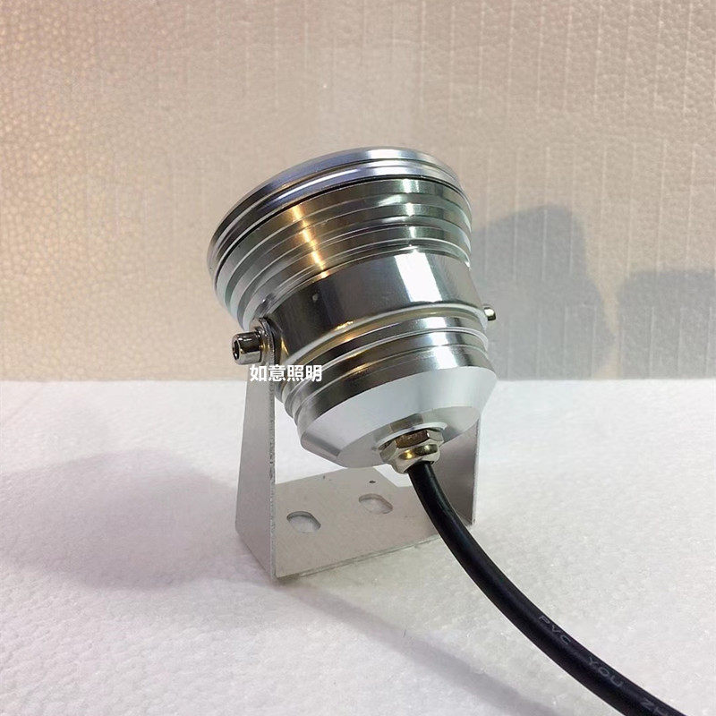LED水底灯3W户外防水草坪灯花园照数灯12V24V广告门牌投射灯黄光
