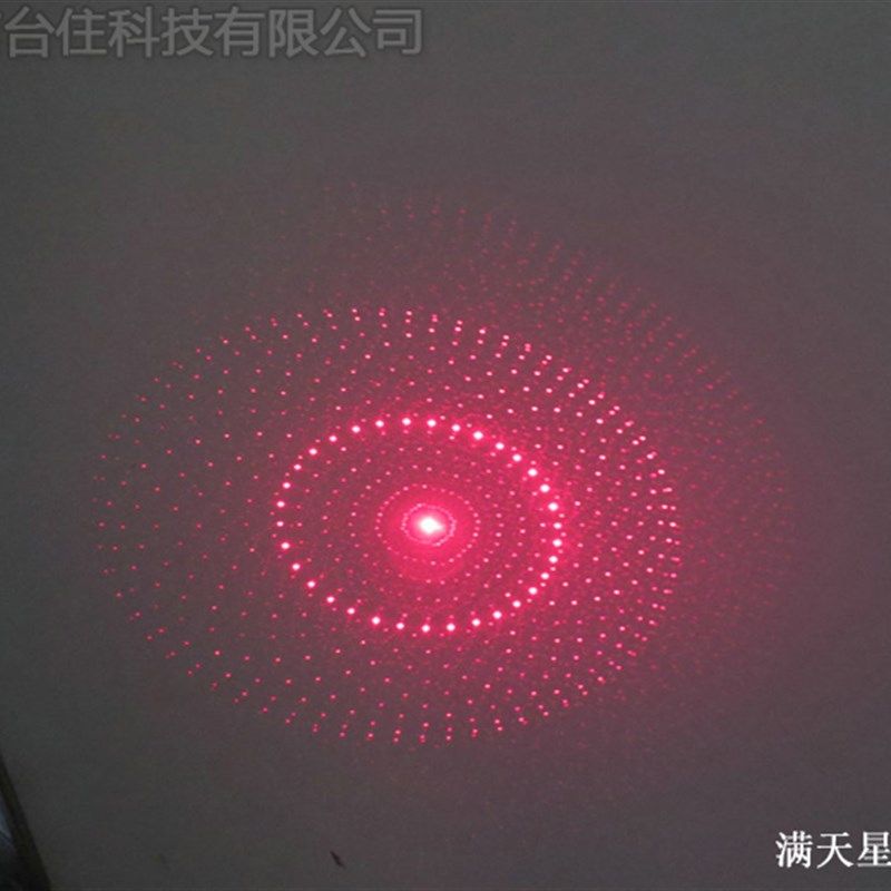 星云图案激光器红光多点红色镭射激光效果灯雷射模组多款效果可订