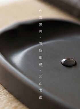 小荷尖尖荷花瓣抄手歙砚砚台中小楷书法国画专用砚台文房四宝墨锭
