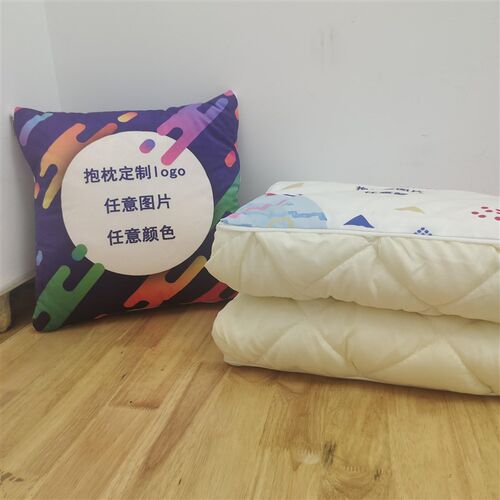 抱枕定制logo来图定做可印照片靠垫套靠垫套靠枕抱枕被子两用包邮