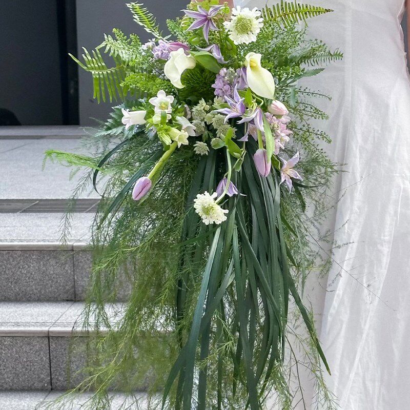 芦荀草鲜花云南直发自然风森系小众婚礼手捧花搭配推荐顺丰空运