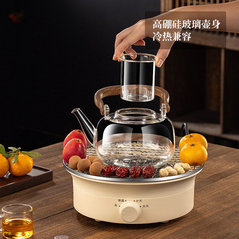 金正电陶炉围炉煮茶器具全套家用室内电炉2025年新款煮茶炉