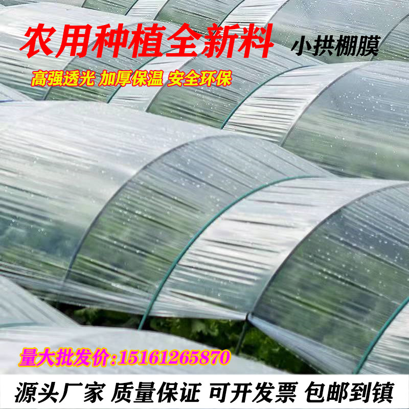 全新料小拱棚膜 白色塑料薄膜 蔬菜种植保温 增湿农用 防水 建筑