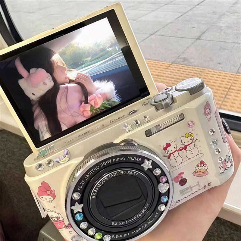 学生数码相机ccd翻转折叠屏可自拍立得相机女生日礼物儿童照相机