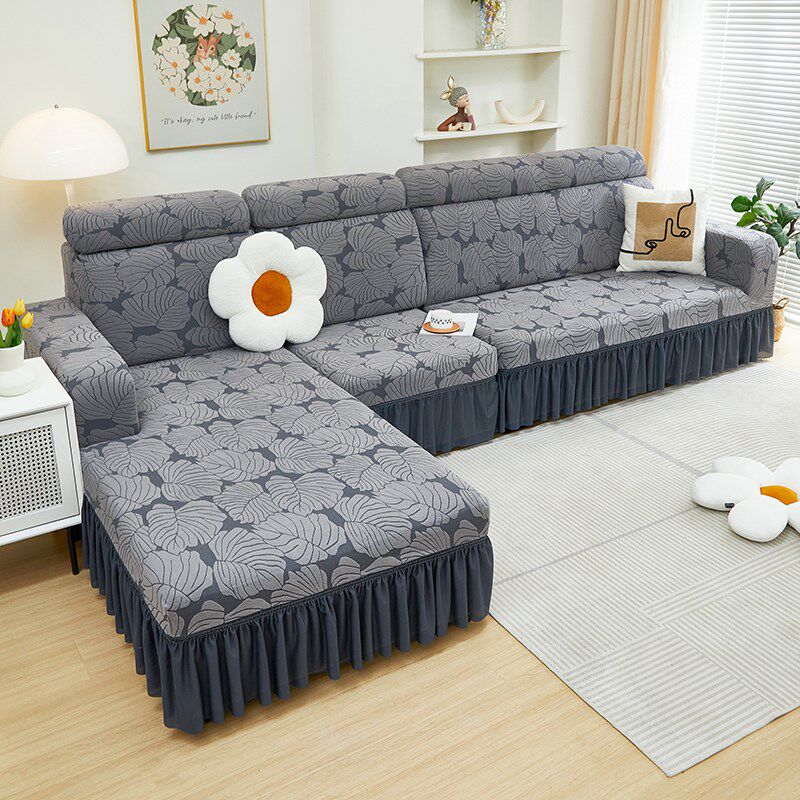 新款沙发套全包卍能套四季通用弹力三位一贵妃沙发罩笠防猫抓盖布