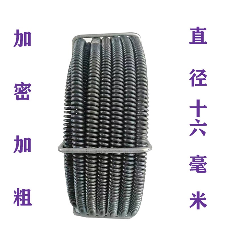 下水道疏通弹簧管道疏通器16毫米加密电动疏通机簧管道疏通工具