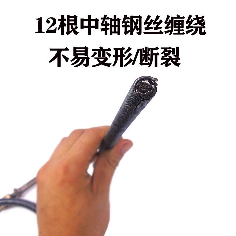 主管道混泥土水泥砖头堵塞电钻轻锤一钻通疏通下水道弹簧实芯钢丝