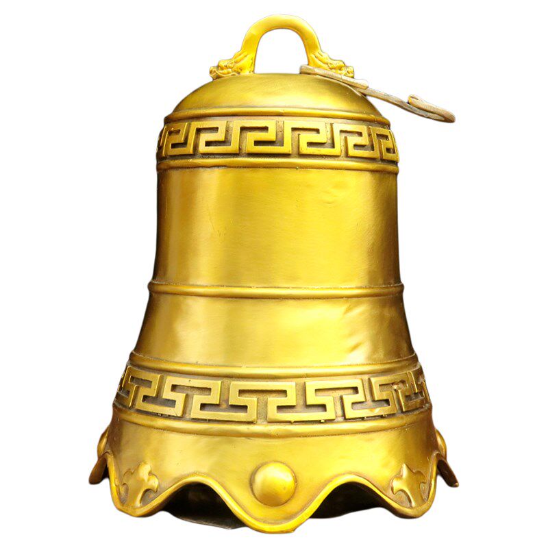 精工纯铜风叶钟风铃带枫叶铃铛寺庙宝塔门楼挂角钟云板钟声音悠扬