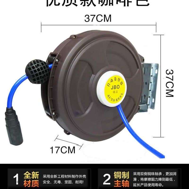 汽修绕管器风鼓气鼓水鼓电鼓自动伸缩卷管器20米PU包纱气管回收器