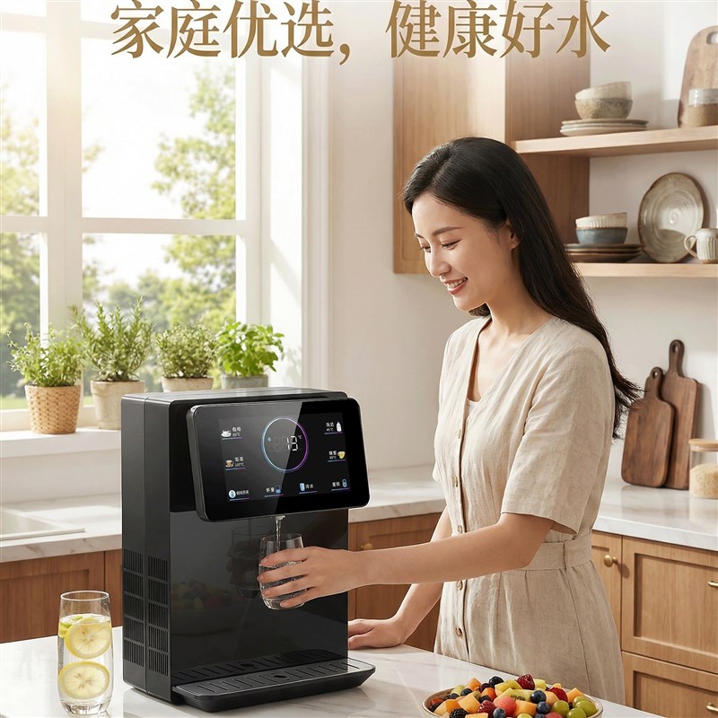 瞬热式饮水机家用台式桌面直饮机下置水桶制冷制热商用壁挂管线机
