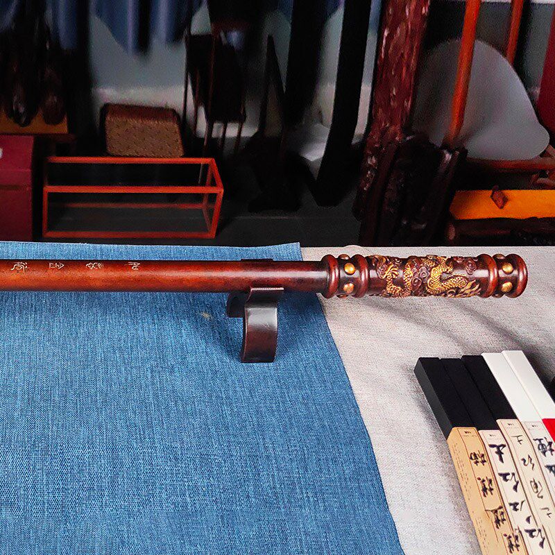 紫铜《如意金箍棒》孙悟空兵器定海神针齐天大圣收藏摆件棍杖