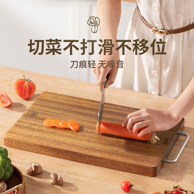 切菜砧板抗菌防霉家用食品级厨房案板花梨木整实木铁木质粘板菜板