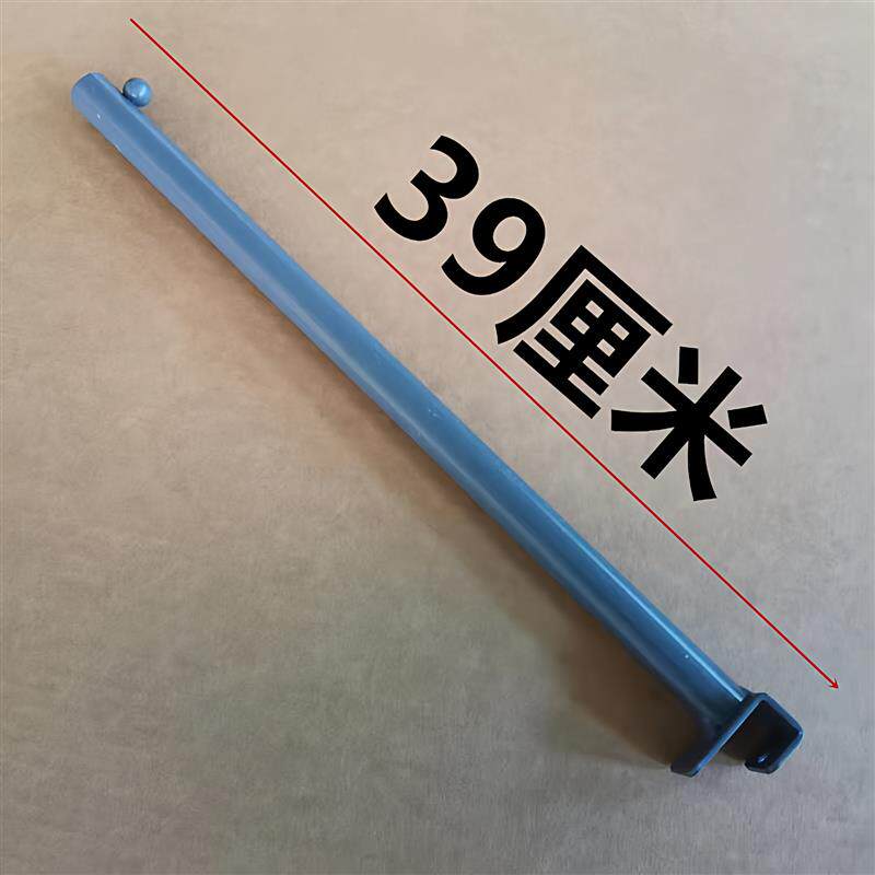 服装店货架挂衣挂钩金属加粗加长烤漆加厚挂衣杆展示挂钩直一珠钩