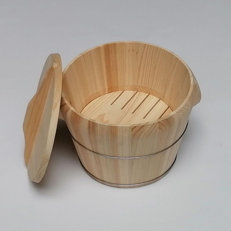 杉木蒸饭木桶甑子家用大号蒸饭桶商用饭蒸笼不锈钢隔水