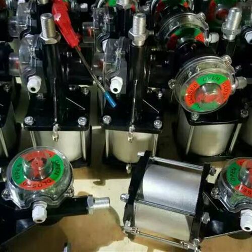 双法兰气动铝合金粉体粉尘蝴蝶阀 搅拌站专用水泥蝶阀 FLD641X-16