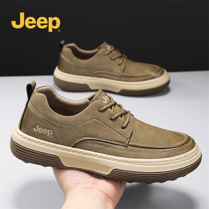 JEEP吉普夏季软底英伦板鞋