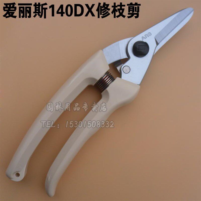 日本ARS爱丽斯剪刀140DX直头修枝剪园艺剪手剪桑剪果树剪园林工具