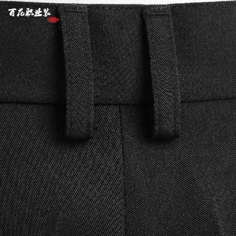 包邮酒店服务员工作服女西装裤正装裤中腰直筒裤修身餐厅长裤职业