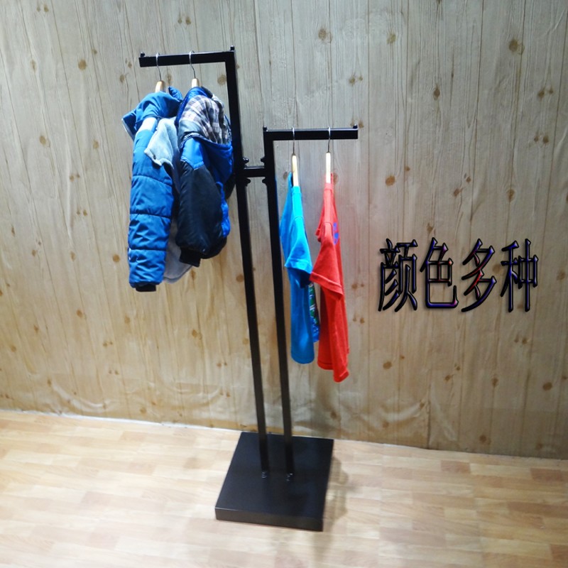 服装店双边挂衣架中岛双面展示架商场双臂架落地两面架女装店童装