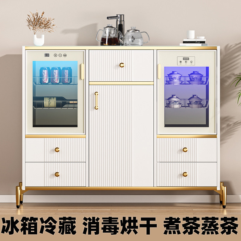 商用家用全自动实木茶吧机红酒冰箱冷藏消毒柜客厅茶水一体柜冰热