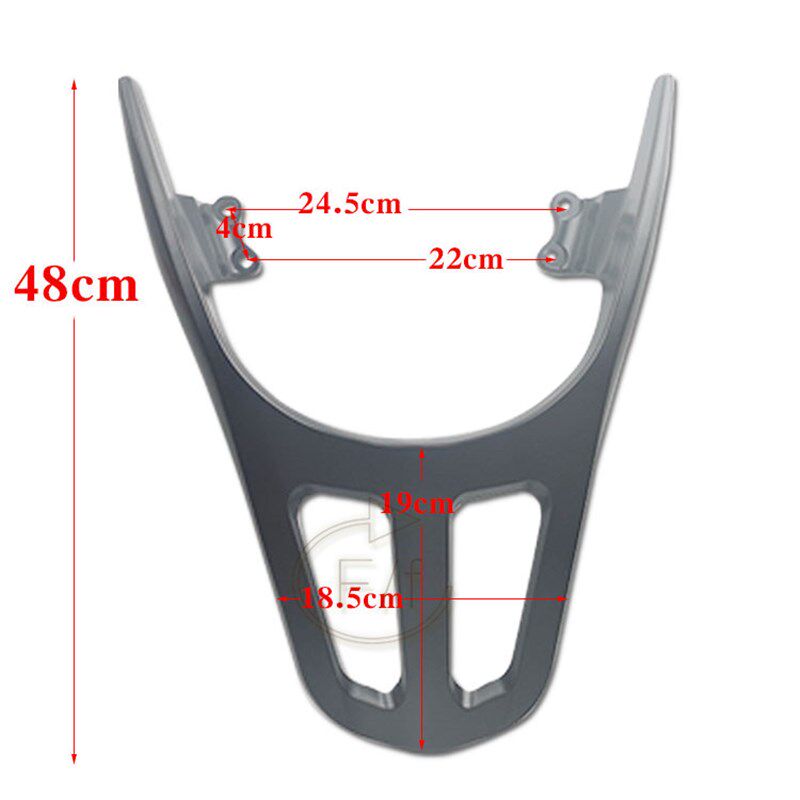 雅玛哈摩托车巧格i尾箱架ZY125-13改装货架 JOGi尾翼后货架后尾架