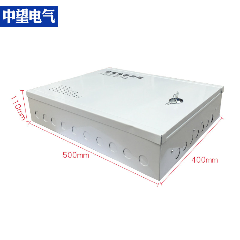 多媒体集线箱明装弱电箱信息箱500x400挂墙式布线箱家用大号装饰