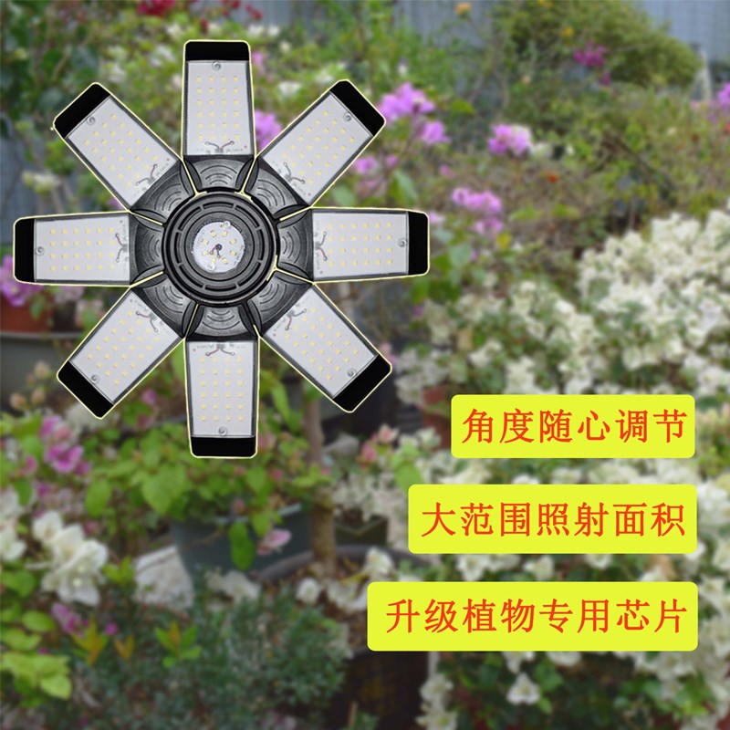 彷太阳光全光谱植物补光灯阳台支架室内养兰花卉月季植物生长灯