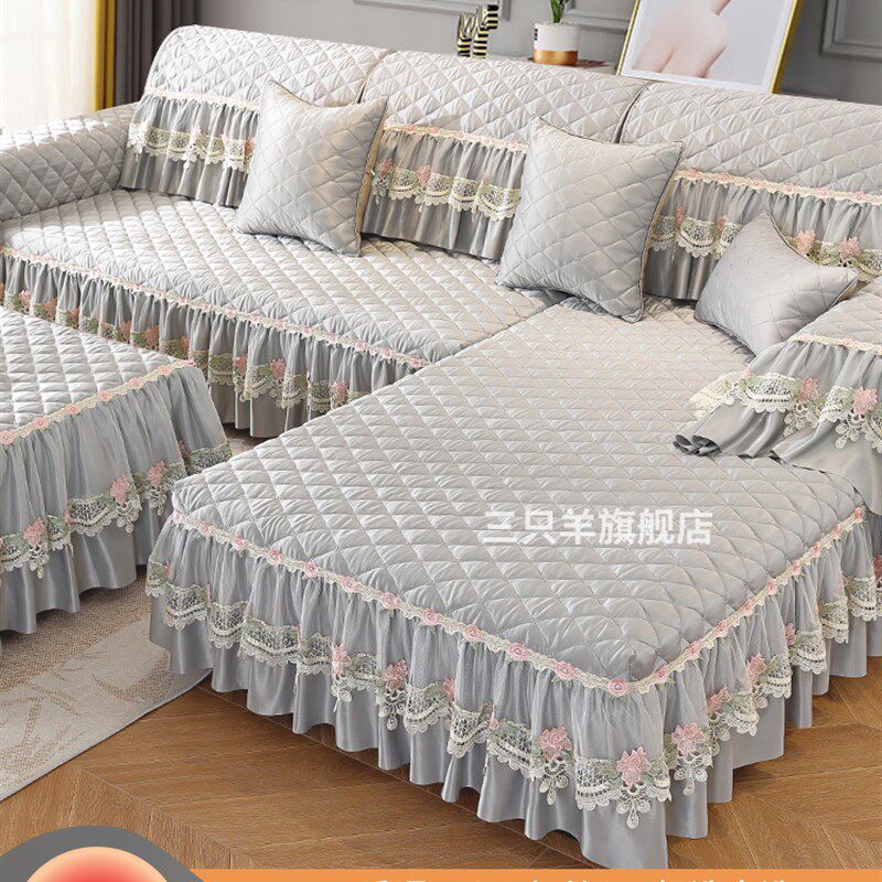 沙发垫四季通用2025新款L型三座贵妃盖布皮沙发套罩全包坐垫茶几