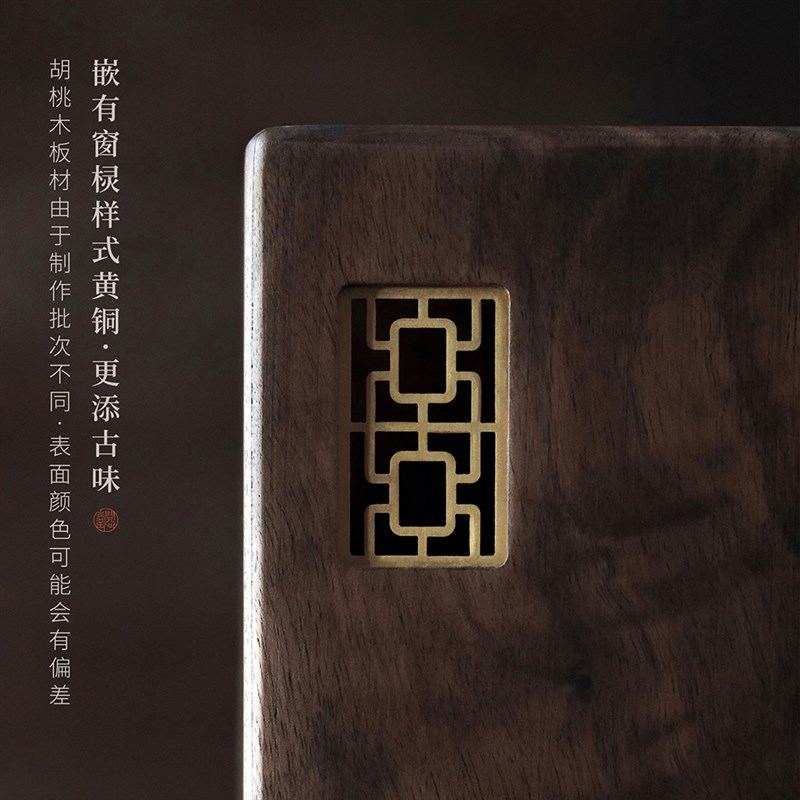 问心堂胡桃木毛笔筒原木实木简约笔筒收纳书法毛笔桌面摆件茶具