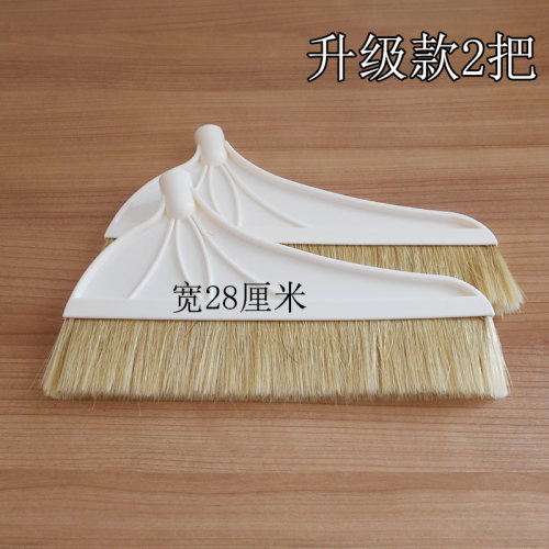 猪鬃毛扫把头替换单头软毛家用单个扫面粉刷油漆刷笤帚头扫把配件