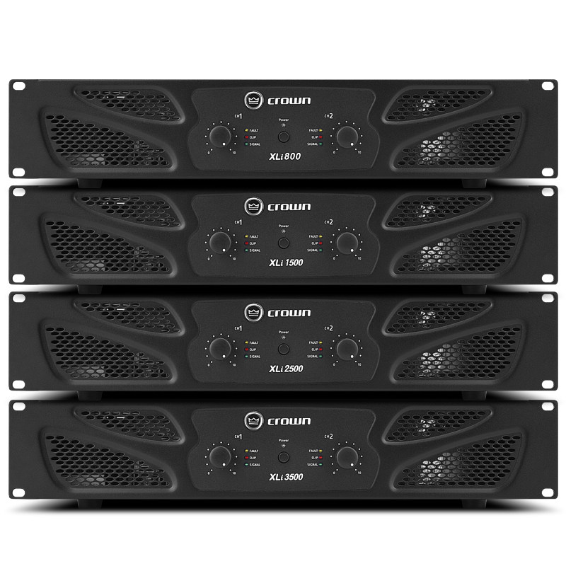皇冠XLI800/1500/2500/3500专业后级舞台婚庆KTV家用大功率功放机