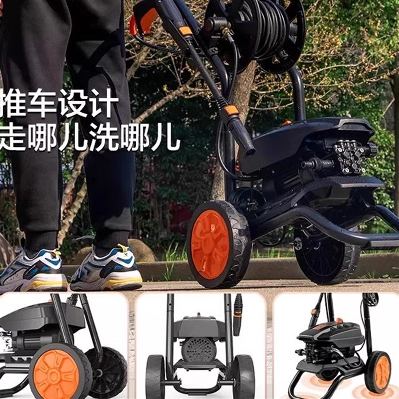 亿力洗车机5310超高压大功率推车清洗机水枪头洗车水泵头家用神器