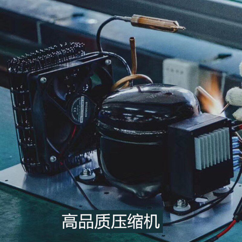 冰虎车载冰箱压缩机制冷车家两用12v24v货车轿车冷冻冷藏迷你冰柜