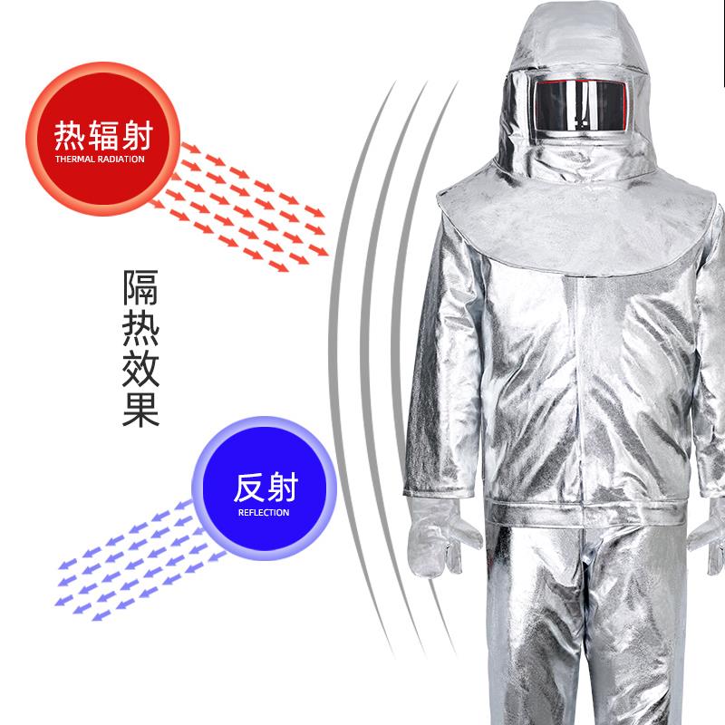 消防隔热服防火服500/1000度套装家用森林衣服防烫耐高温阻燃避火