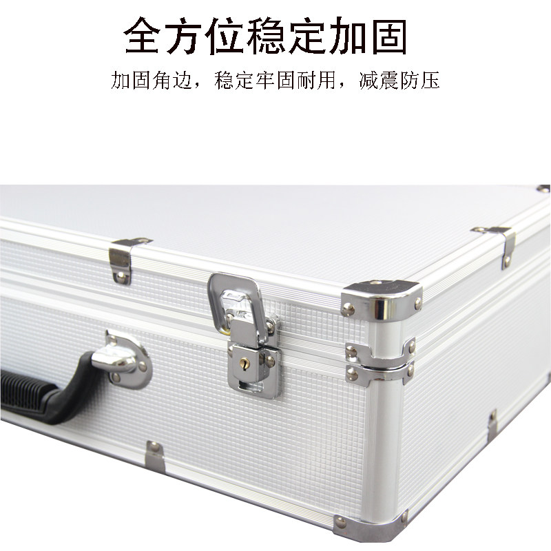一拖二/四无线麦克风铝箱 话筒铝合金箱子手提航空防震箱支持订做