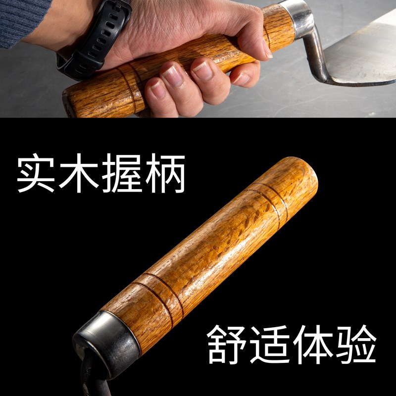 抹泥刀不锈钢灰匙一体皿刀抹灰刀铲工具批泥工漆工刮腻子刮墙填图片