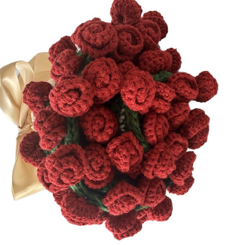 玫瑰花束毛毯成品花朵毯子花毯办公室午睡送女朋友闺蜜生日礼物