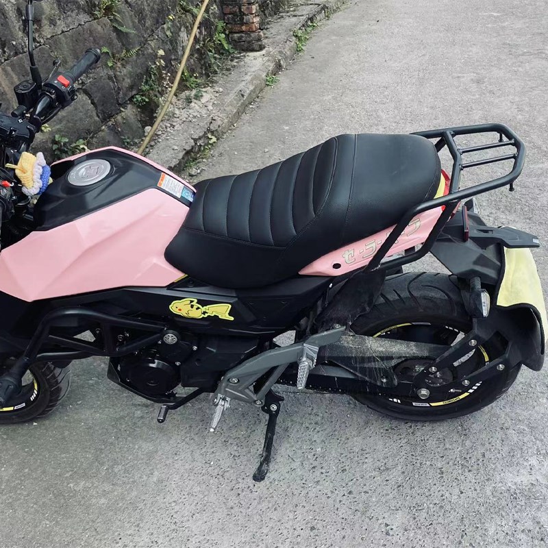 适用春风ST狒狒CF125-3A机车后货架后靠背尾架新款后尾箱架改装