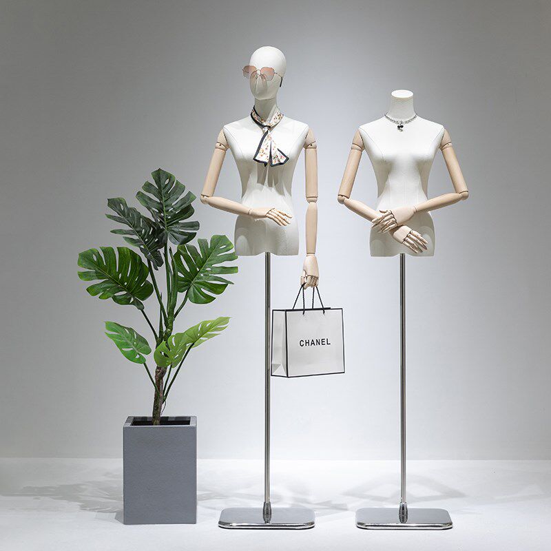 韩版挂件手女装模特道具全身展示架服装店橱窗半身假人偶模特人台