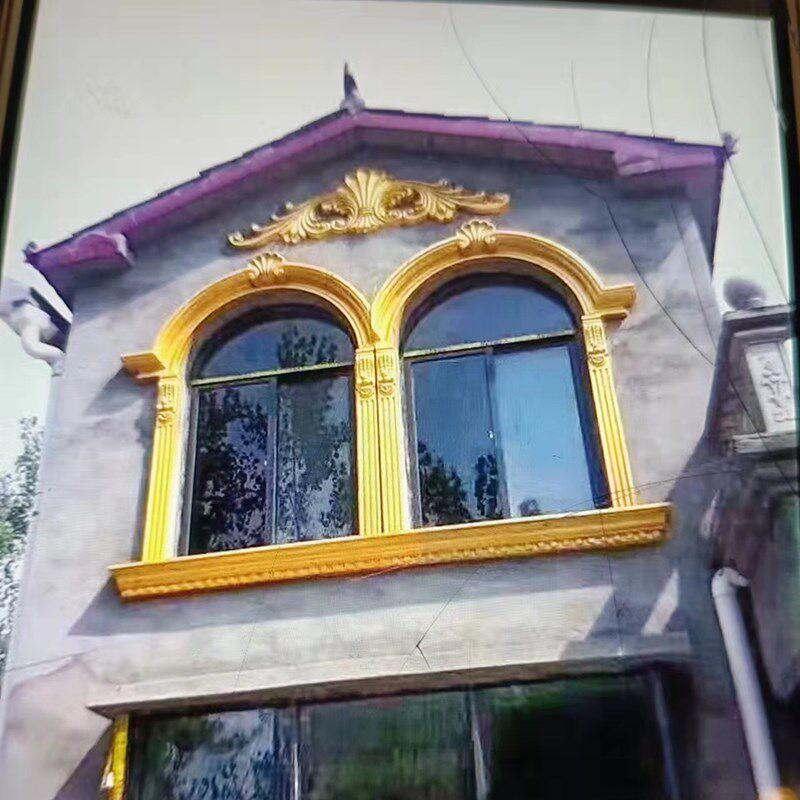 欧式窗套圆拱模具现浇窗户水泥建筑模板外墙圆窗线条套件罗马柱厂
