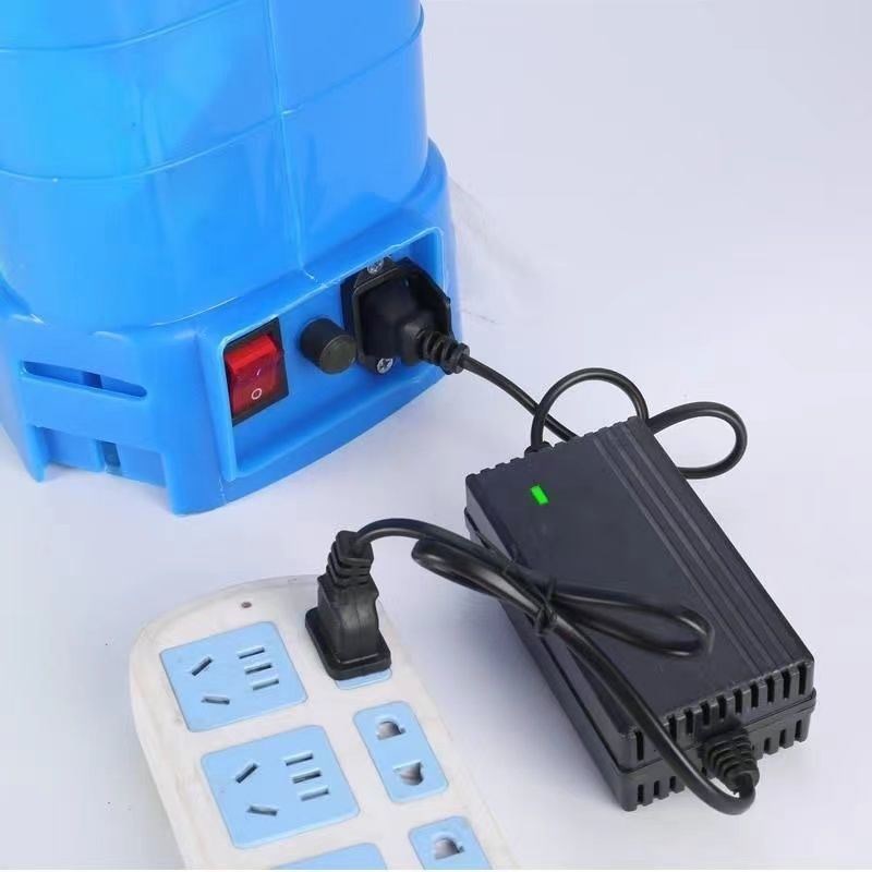 智能通用12v电动喷雾器充电器12V8AH12AH20AH电瓶充电机T型三孔