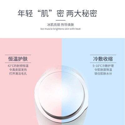 德玛莎冰锤美容院专用面部导入收缩毛孔舒缓冷敷仪器冰镇做脸工具