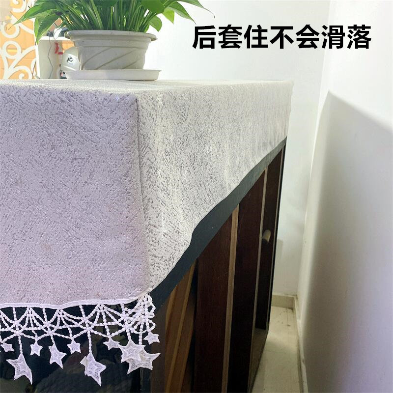 新品棉麻布艺钢琴罩钢琴全罩钢琴盖布琴帘琴披韩版蕾丝钢琴凳罩