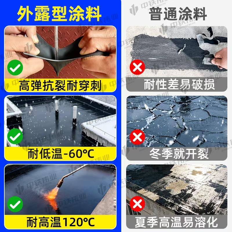 铁皮屋顶防水补漏贴纸铁皮棚金属屋面漏雨专用防漏胶铁皮房防锈漆