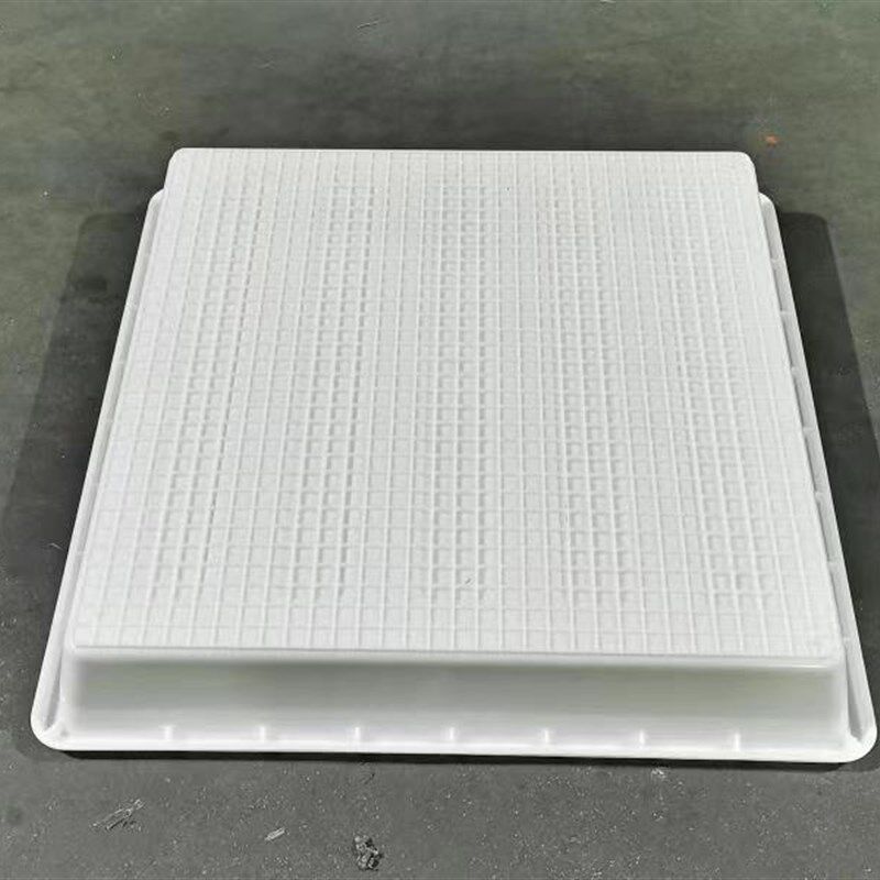 特大号白色浅盘养殖盒子正方形盘子1010*1010*160塑料盒大周转箱