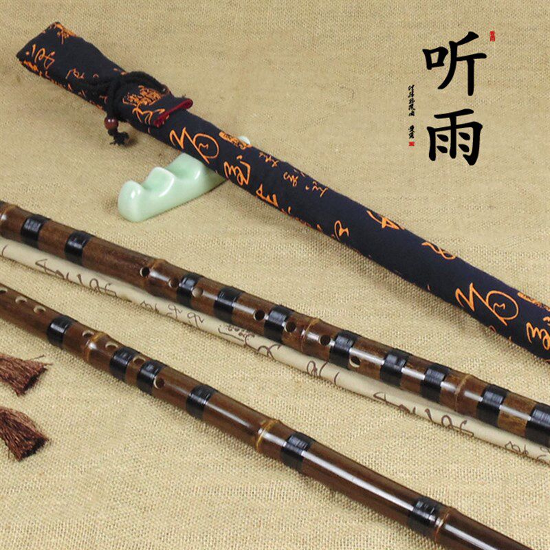 [听雨]8八孔F G调初学生箫演奏长萧紫竹洞箫一节竹箫乐器全素古典
