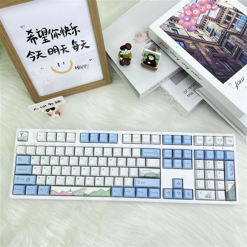 客制化机械键盘RGB热插拔套件 凯华BOX红轴多平台相容游戏键盘