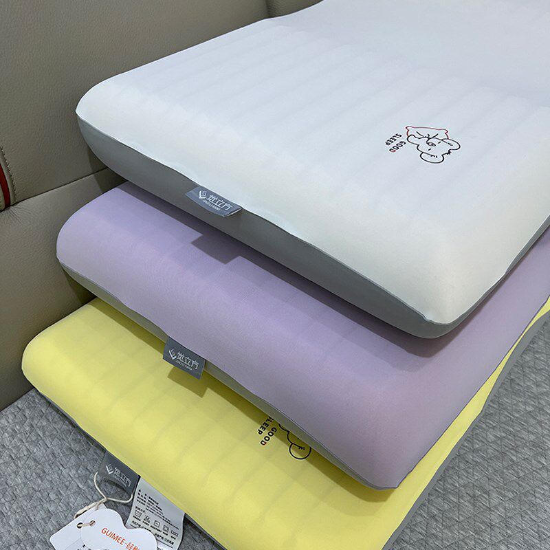 2024奶嘴材质食品级硅胶枕 助睡眠护颈椎枕芯A类锦纶丝滑单人枕头