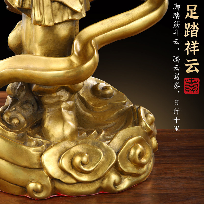 纯铜齐天大圣孙悟空摆件家居客厅斗战胜佛美猴王铜猴子工艺装饰品
